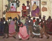 Pedro Figari Candombe oil painting artist